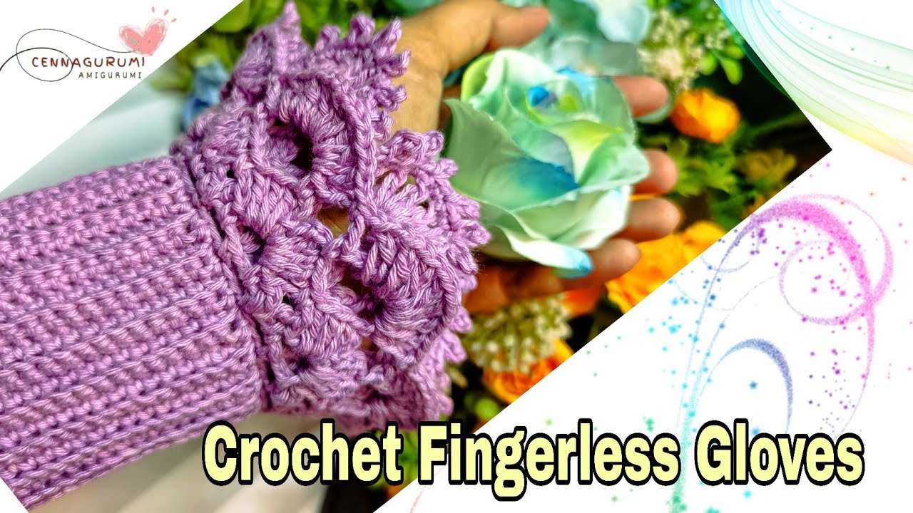 🩷 Crochet Gloves Tutorial 🩷 How to Crochet Maillard Wrist Warmers 🩷  Crochet Fingerless Gloves