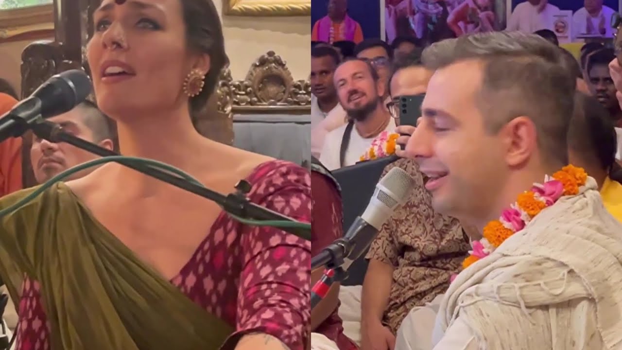 Kirtan at Dubai #radhe #iskcon #vrindavan #krishna #harekrishna #mathura