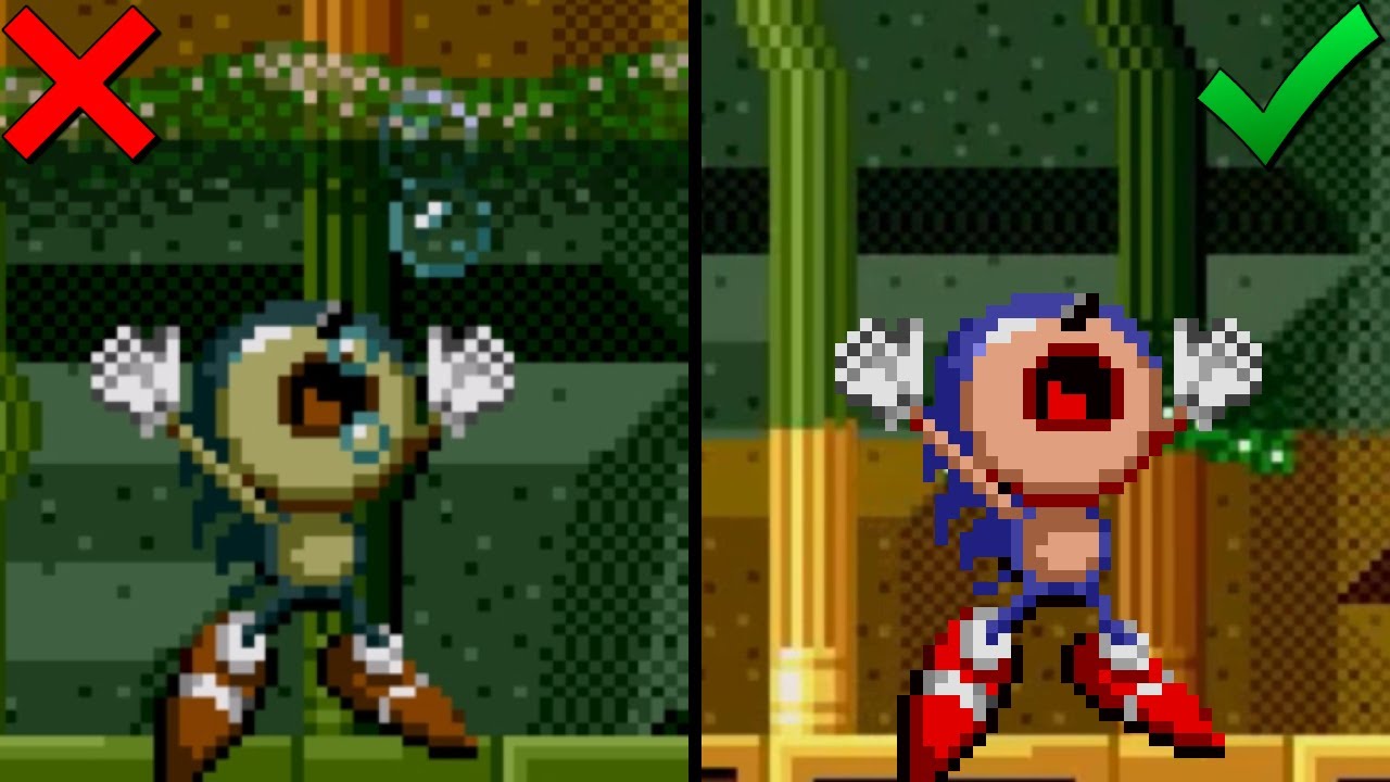 Inverted Water In Labyrinth Zone