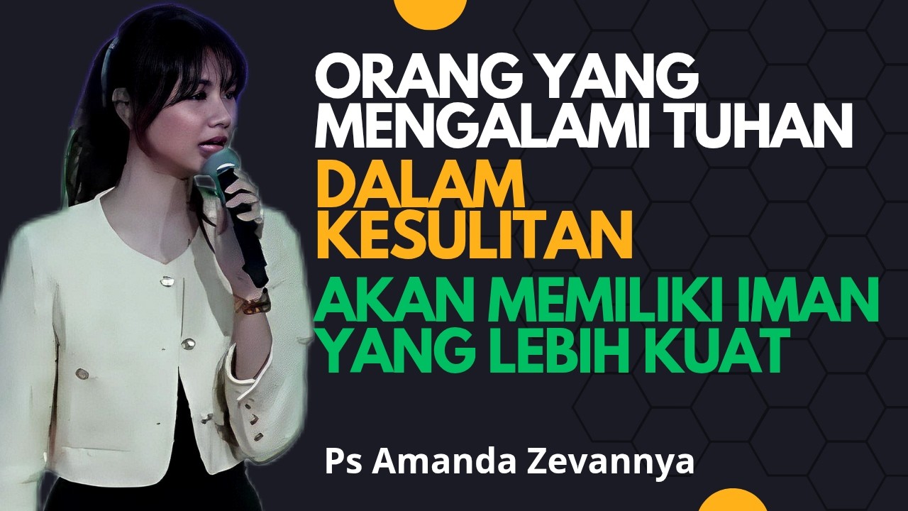 Orang yang mengalami Tuhan dalam kesulitan memiliki iman yang lebih kuat - Ps Gideon Simanjuntak