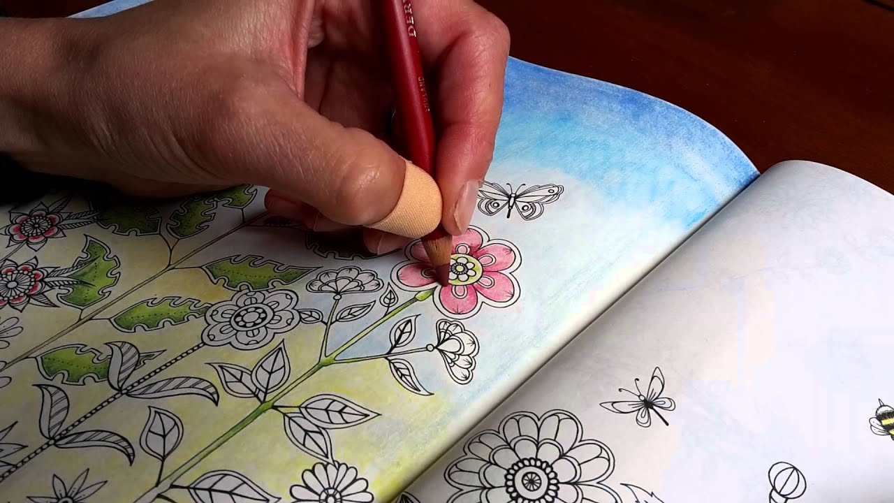 Secret Garden in Pastel Pencil, part 1