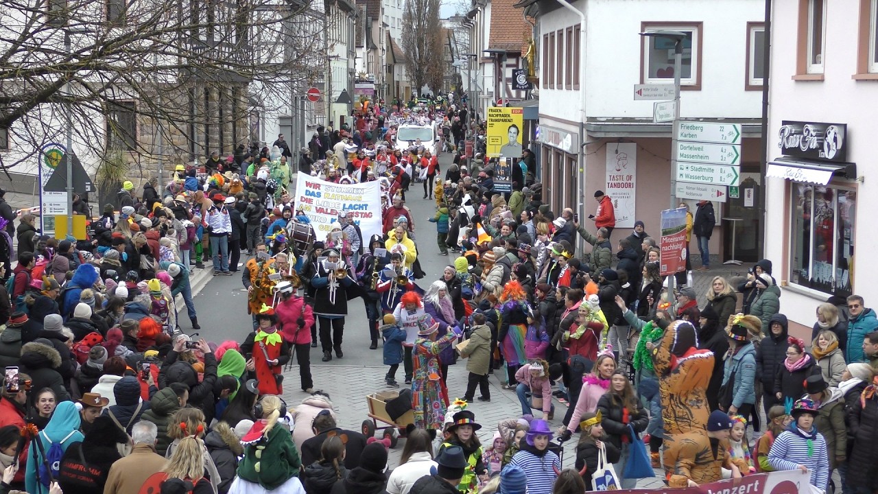 Bad Vilbel 2026 der Faschingsumzug am Valentinstag 