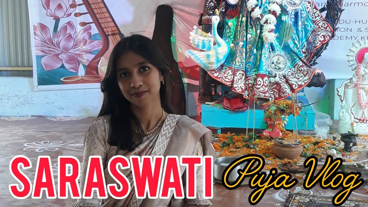 Saraswati Puja Vlog💫|| Oishiki Dey|| 