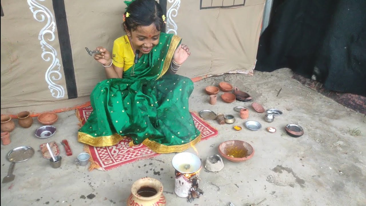 Miniature Masala Snail Bhaja Recipe II Miniature Cooking II Aishi Mini Kitchene Ki Ranna Korlo