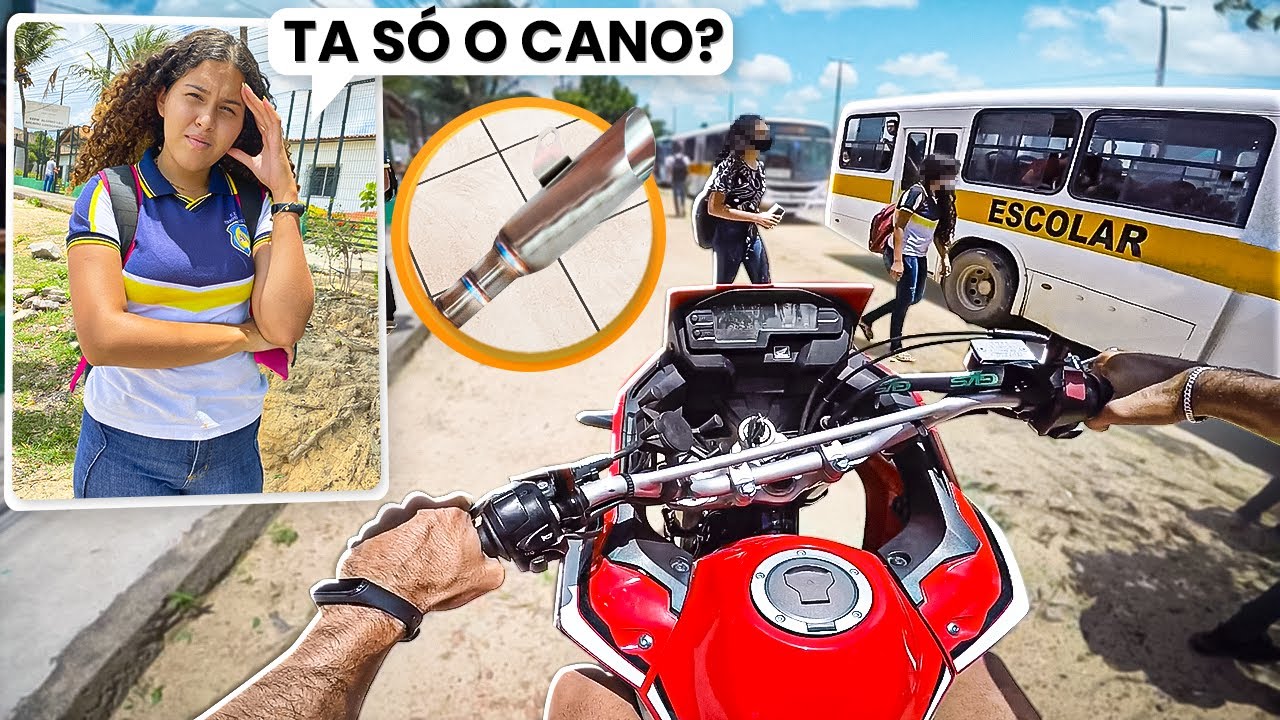 BUSQUEI ELA NA ESCOLA DE XRE 300 S&Oacute; O CANO *passou vergonha*