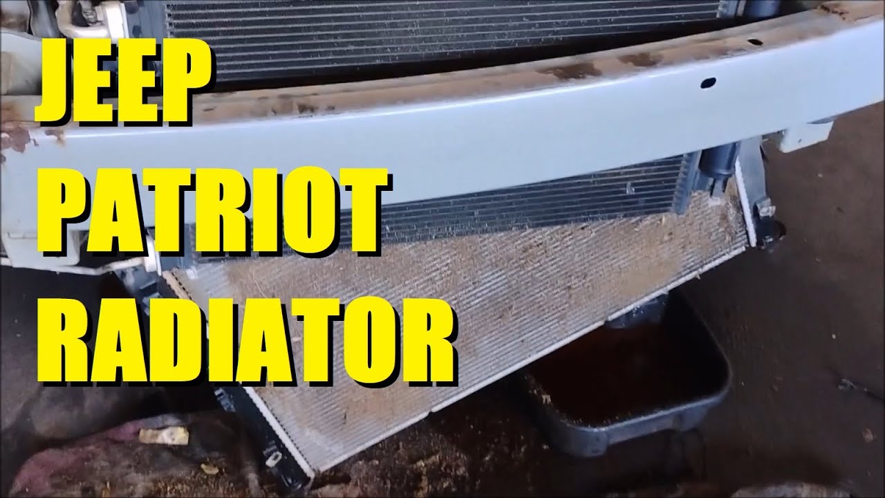 2014 Jeep Patriot Radiator Remove and Replace DIY