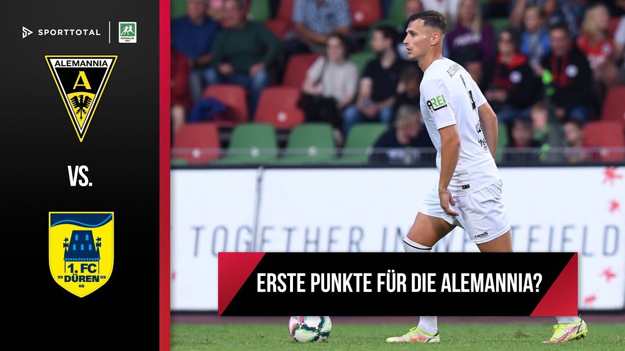 Hammer-Freistoß lässt Tivoli beben! | TSV Alemannia Aachen - 1. FC Düren | Regionalliga West
