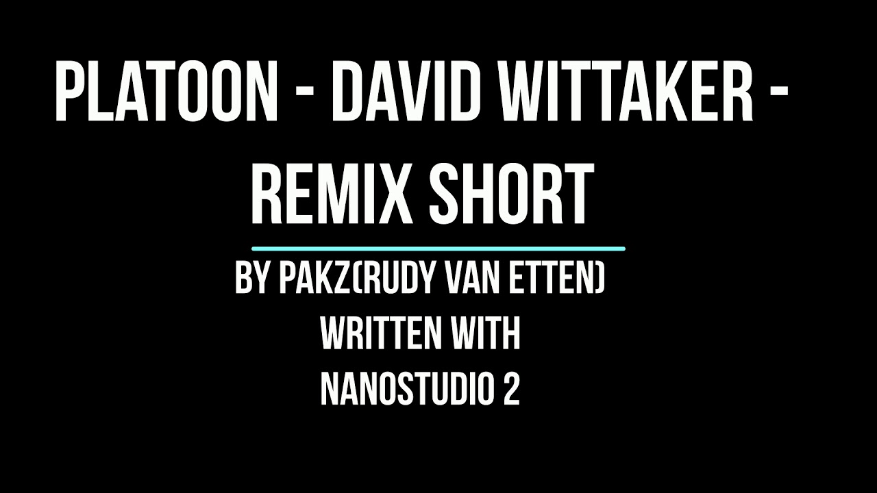Platoon - David Whittaker - Remix Short ( Amigaremix )