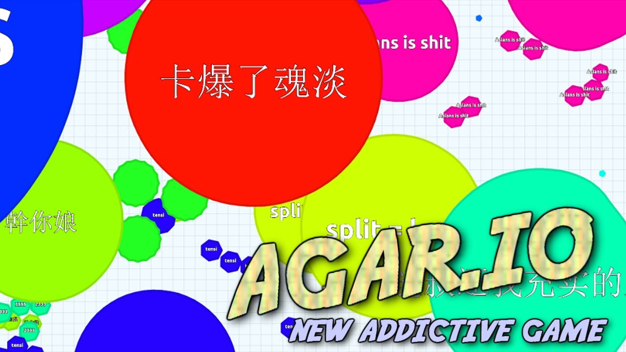 Darmowe gry online Agar io #1 Ale zemnie koksu!!
