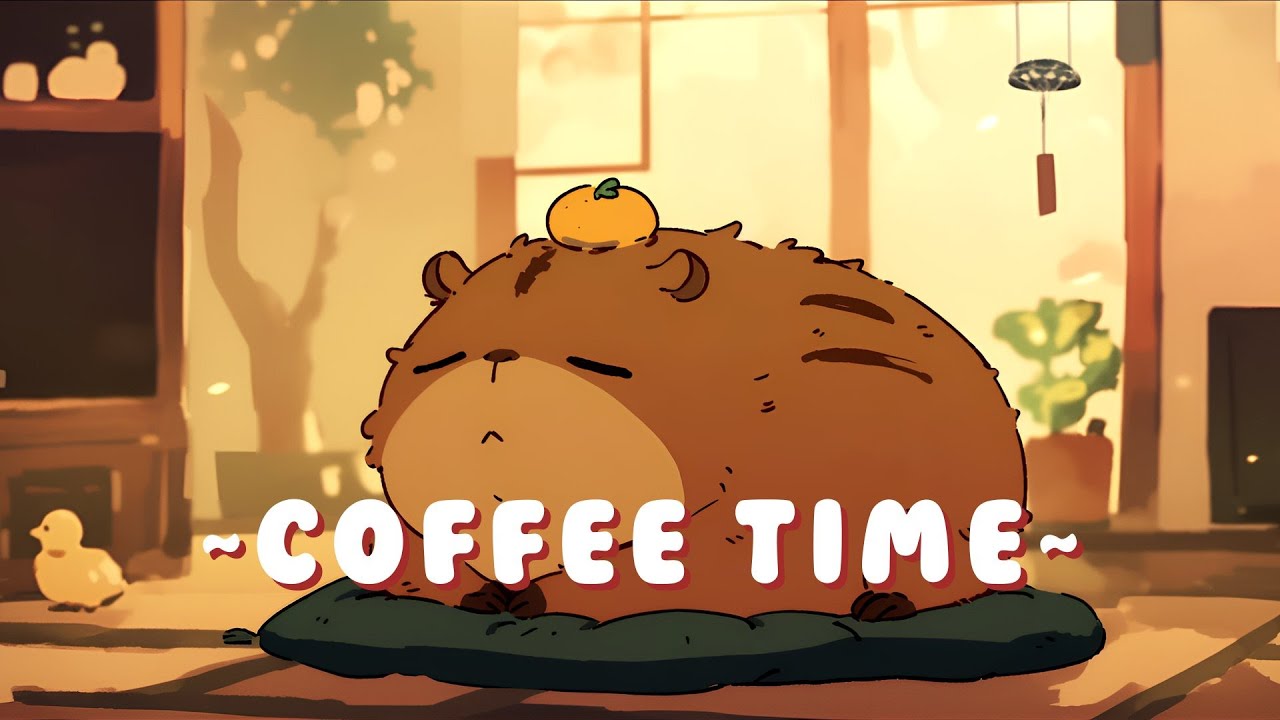 Capybara Chill Radio | Peaceful Beats for Studying & Relaxing 🦫 🎧 ✨