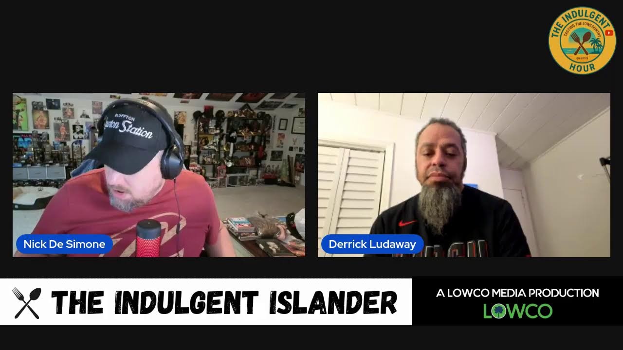 The Indulgent Hour 2nd Course with Derrick Ludaway, lead singer of Groove Town Assault!