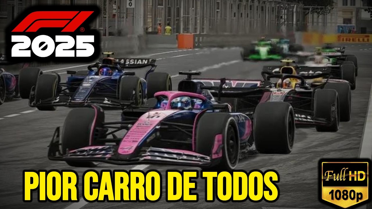 F1 2025 SOBREVIVI AO CAOS! Tentei domar a Williams F1 no circuito mais perigoso de 2025