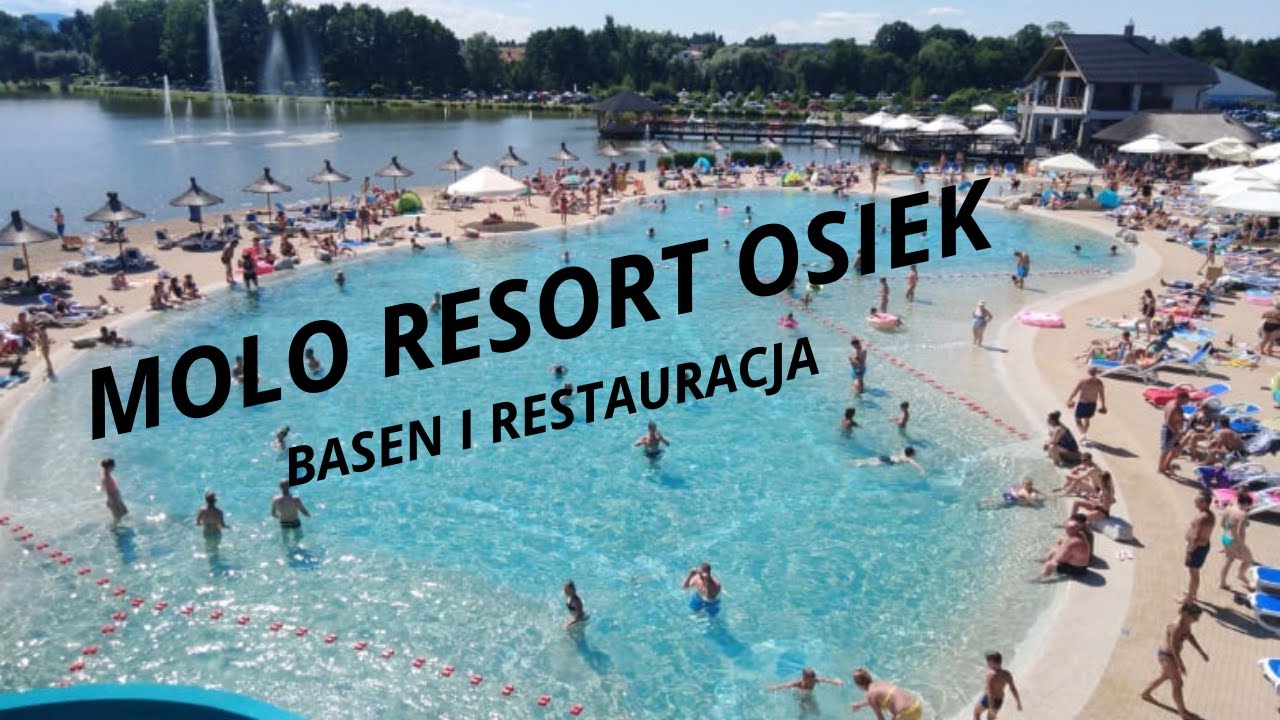 II część Resort Molo Osiek, basen zewnętrzny i restauracja
