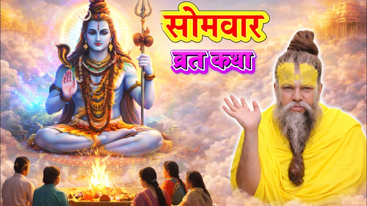 सोमवार व्रत कथा | Somvar Vrat Katha | भोलेनाथ की कृपा पाने की पावन कथा अवश्य सुनें