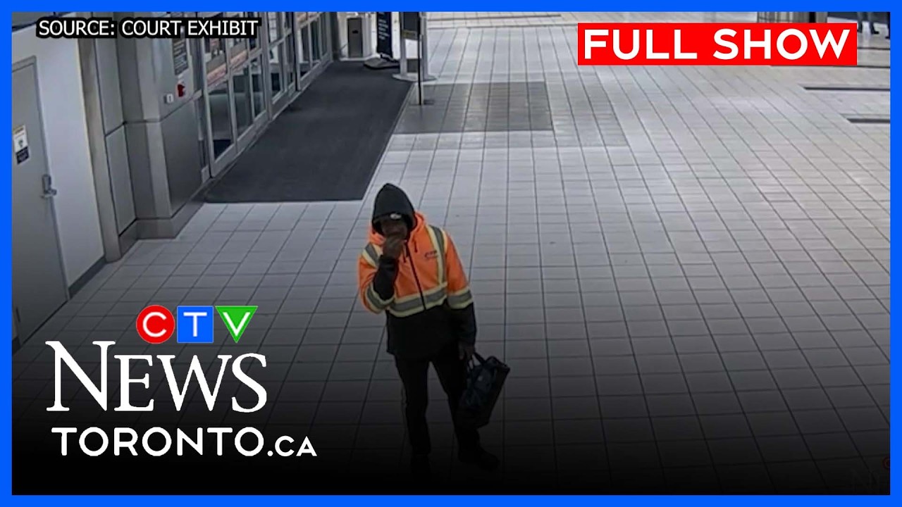Dramatic video shows takedown of baggage handler at Pearson | CTV News Toronto at Six for Feb.4 2026