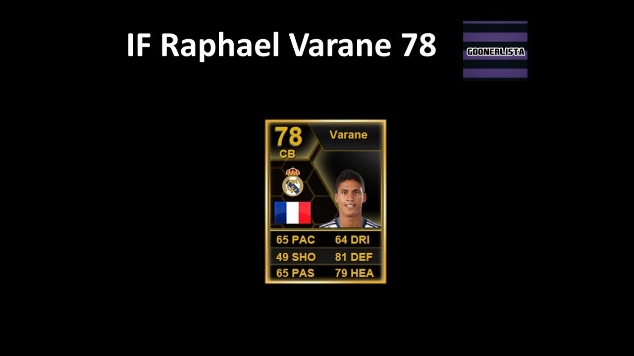 Fifa 13 Ultimate Team - IF Raphael Varane 78 Review & In Game Stats - The Brick Wall?