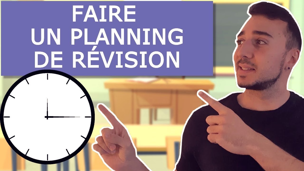 🕒 CRÉER UN PLANNING DE RÉVISIONS | Exemple de planning de révisions sur 1 semaine