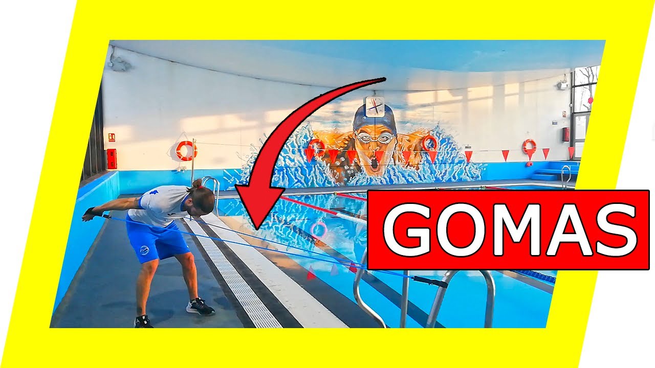 ▶ GOMAS (Natación en Seco) 🏋️‍♀️ 5 Ejercicios con Gomas para Nadadores