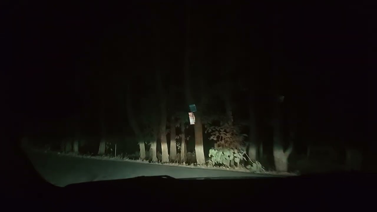 Scary & Haunted Road... Accidental road (Alhamdulillah safe).. 👍👍#scary #haunted #night #safety 