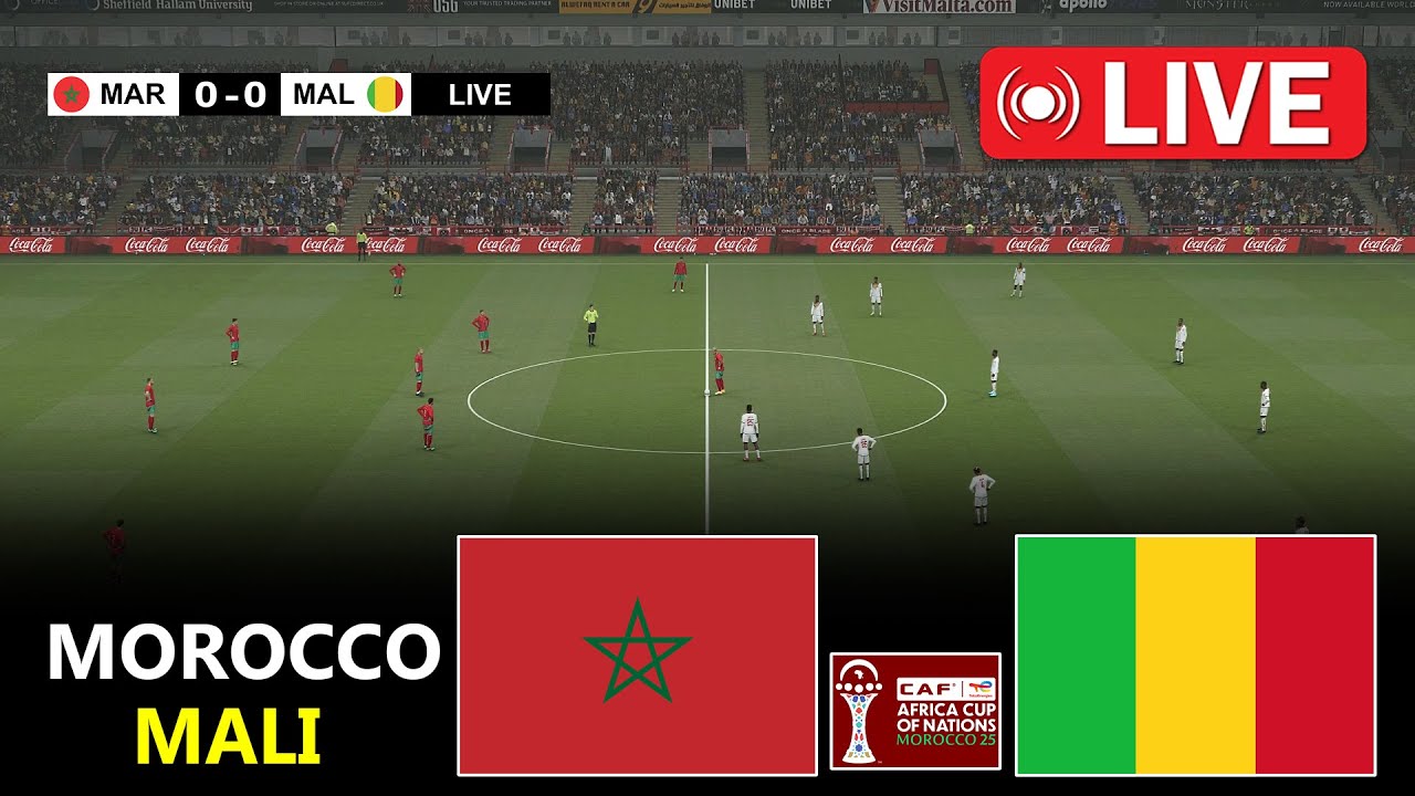Morocco vs Mali | Africa Cup Of Nations 2025 | Full Match Streaming | PES 21 Simulation Game