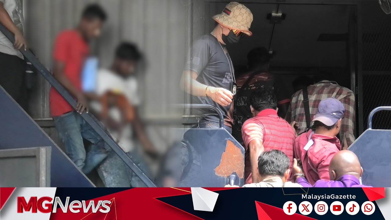 Kilang Besi Buruk Di Chan Sow Lin Kena Serbu, 15 PATI Ditahan Dalam Op Mahir JIM