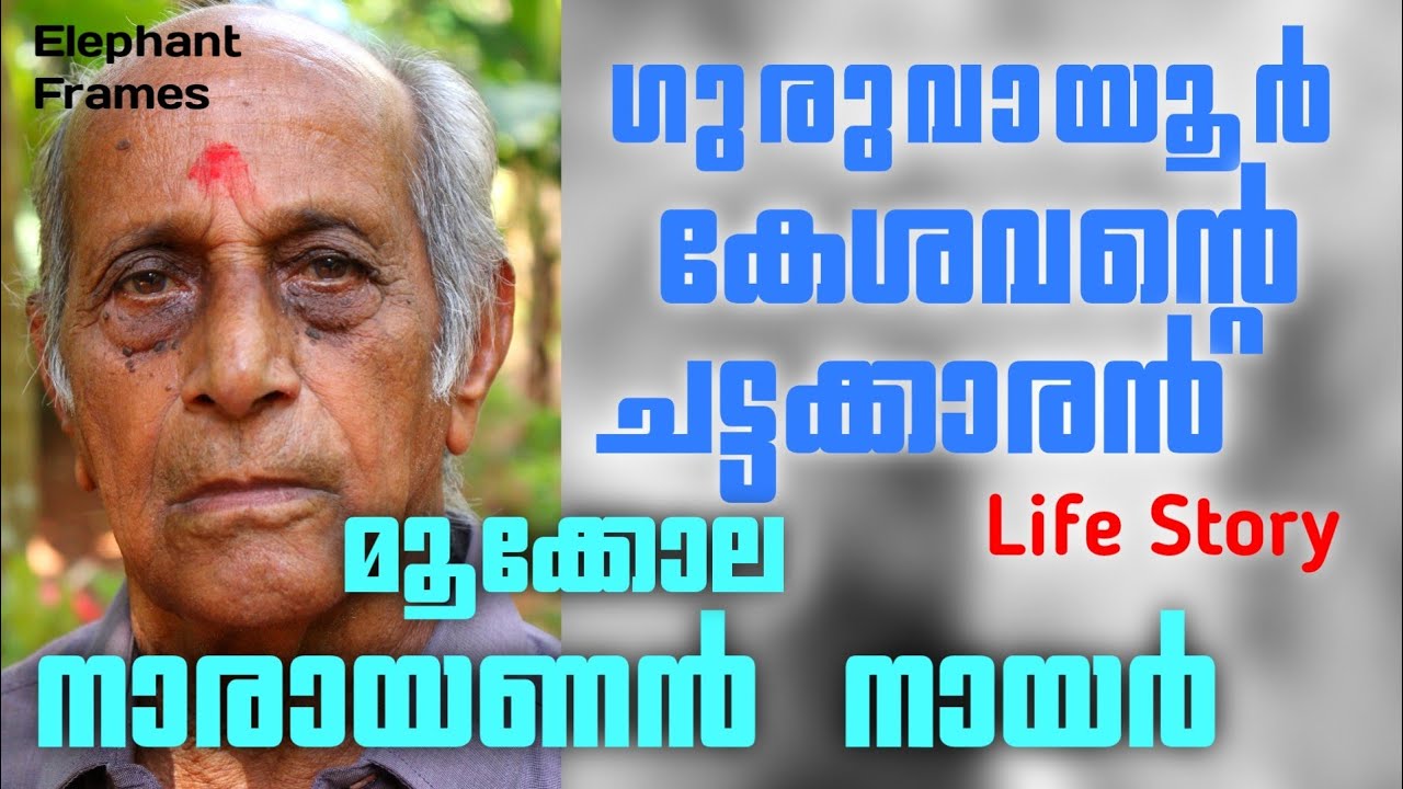ഗുരുവായൂർ കേശവന്റെ ചട്ടക്കാരൻ | മൂക്കോല നാരായണൻ നായർ | ഗുരുവായൂർ കേശവൻ | Elephant Frames | PART 1