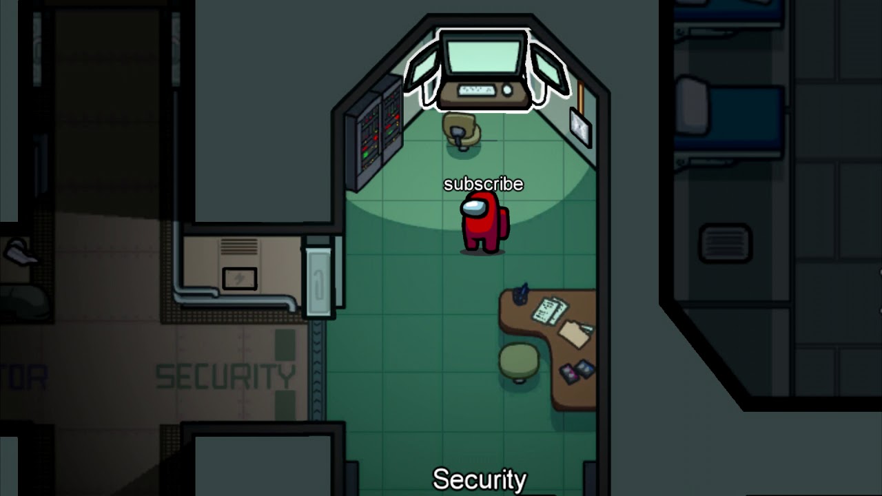 1 Hour Long Security Background Noise (Among Us Ambience)