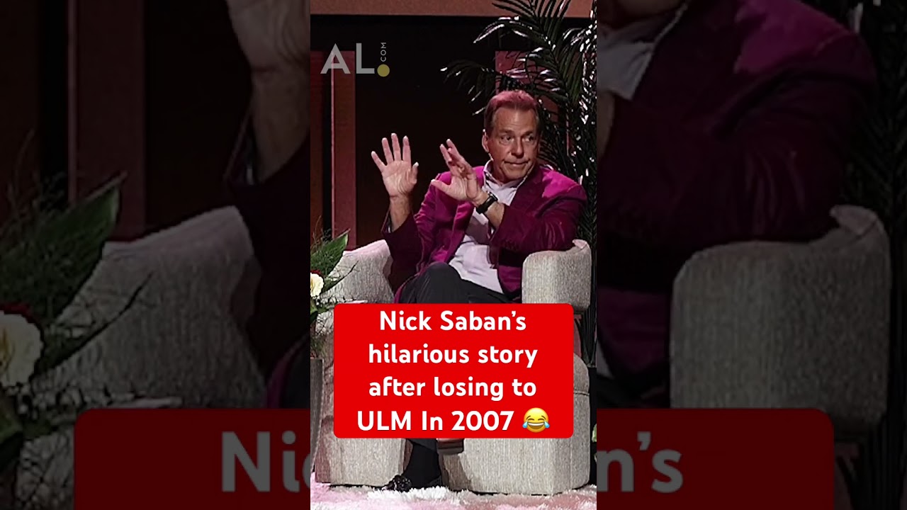 Nick Saban share&rsquo;s hilarious tale of losing to ULM his first season at Alabama 😂😂