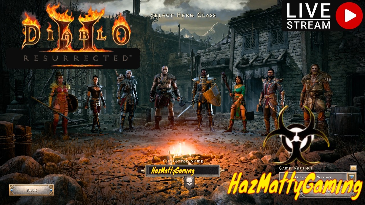 Diablo 2 Resurrected - Fresh Warlock ☣
