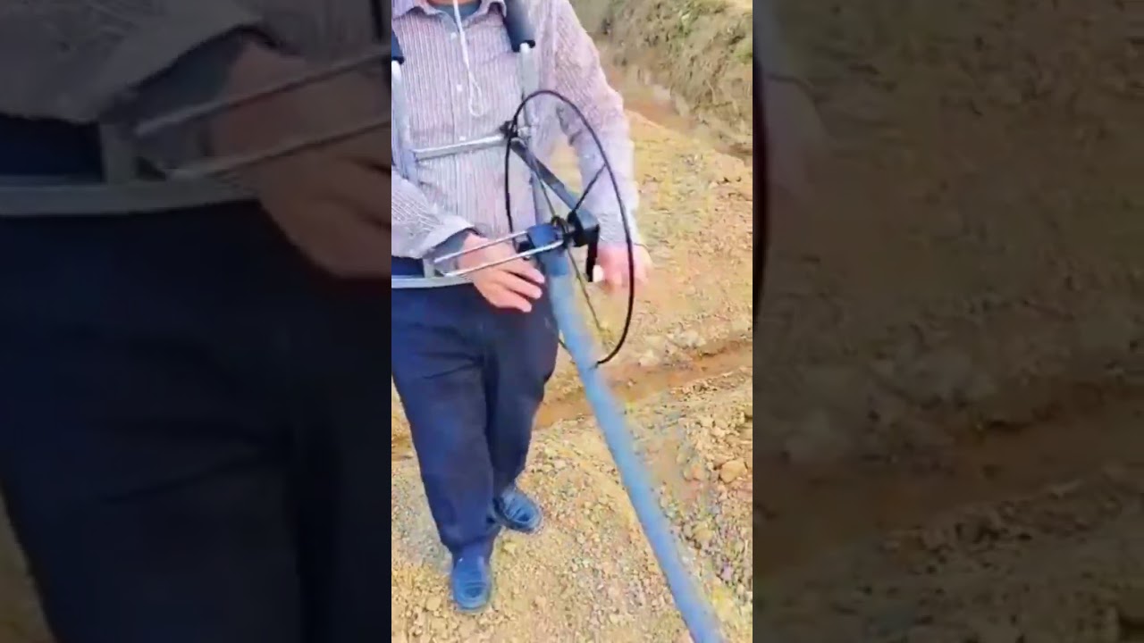 alat pertanian penggulung selang air plastik#shorts