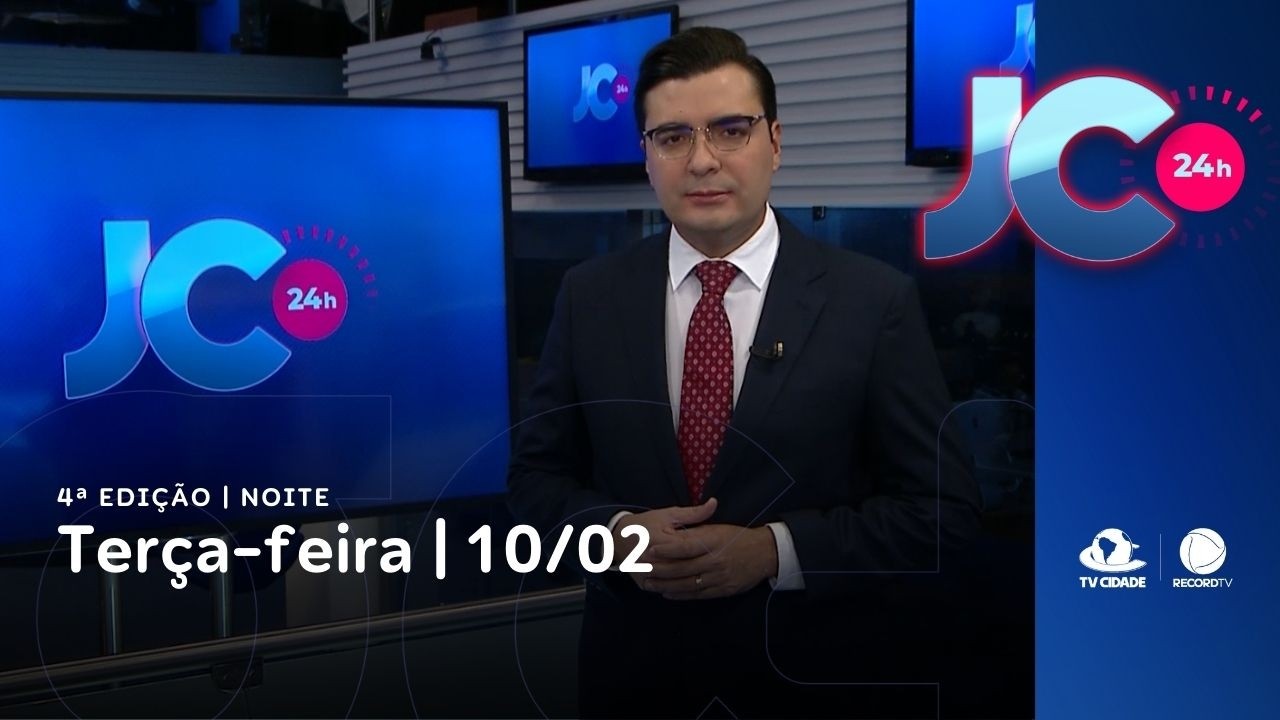 JC 24 horas | 4ª edição | Noite | 10/02/2026 | Jornal da Cidade
