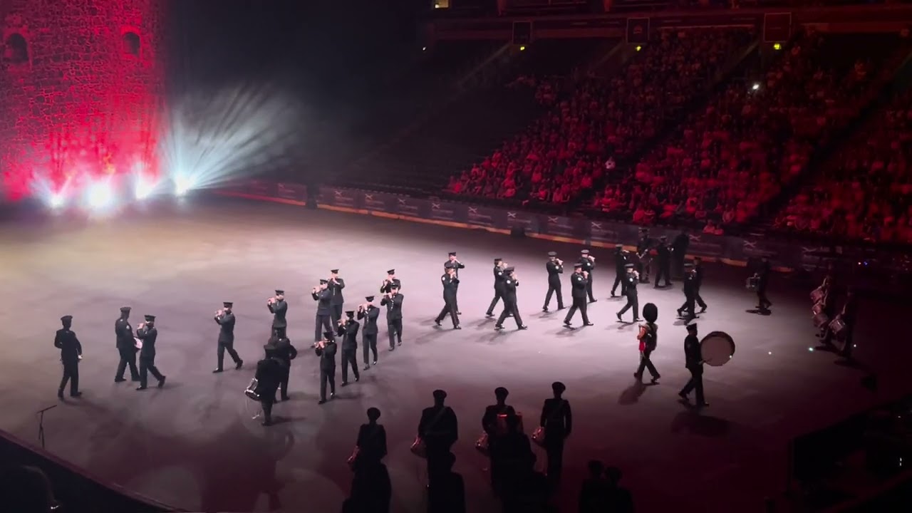 Belfast International Tattoo 2024 Massed Flute Band Moneyslane & Pride of the Raven