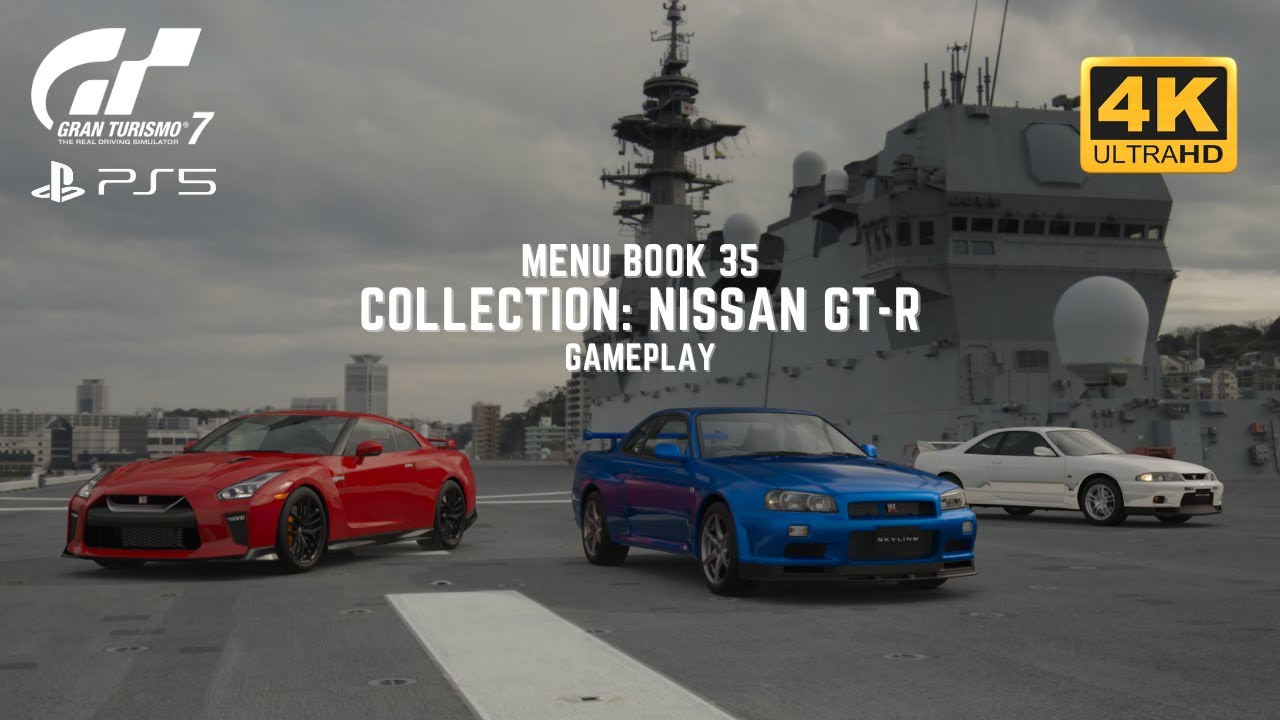 Gran Turismo 7 - Menu Book 35 - Nissan GT-R - Gameplay - 4K 60fps HDR PS5