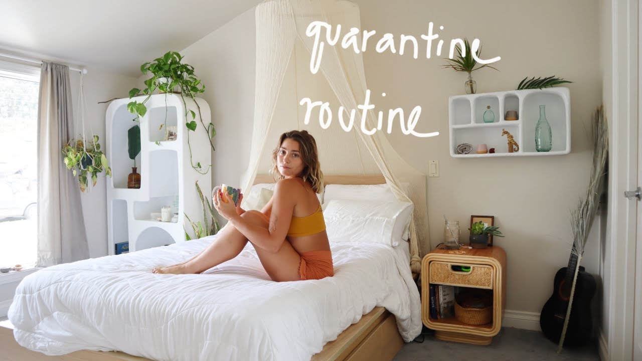 my quarantine routine | calm & productive