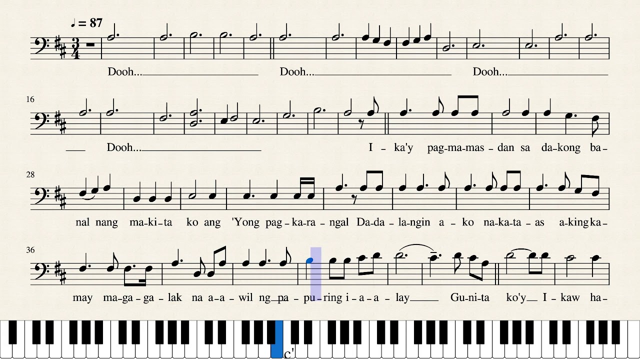 AWIT NG PAGHAHANGAD TENOR