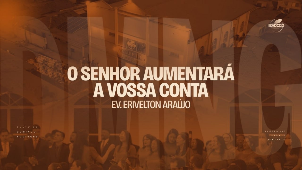O SENHOR AUMENTARÁ A VOSSA CONTA - Filipenses 4:14-20 | Ev. Erivelton Araújo