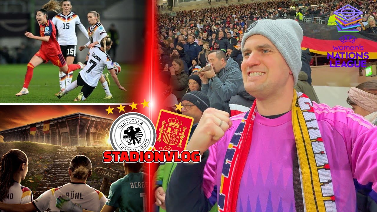 ⚽🏆🇩🇪 NATIONS LEAGUE FINALE aufm BETZE! | Deutschland - Spanien | Stadionvlog