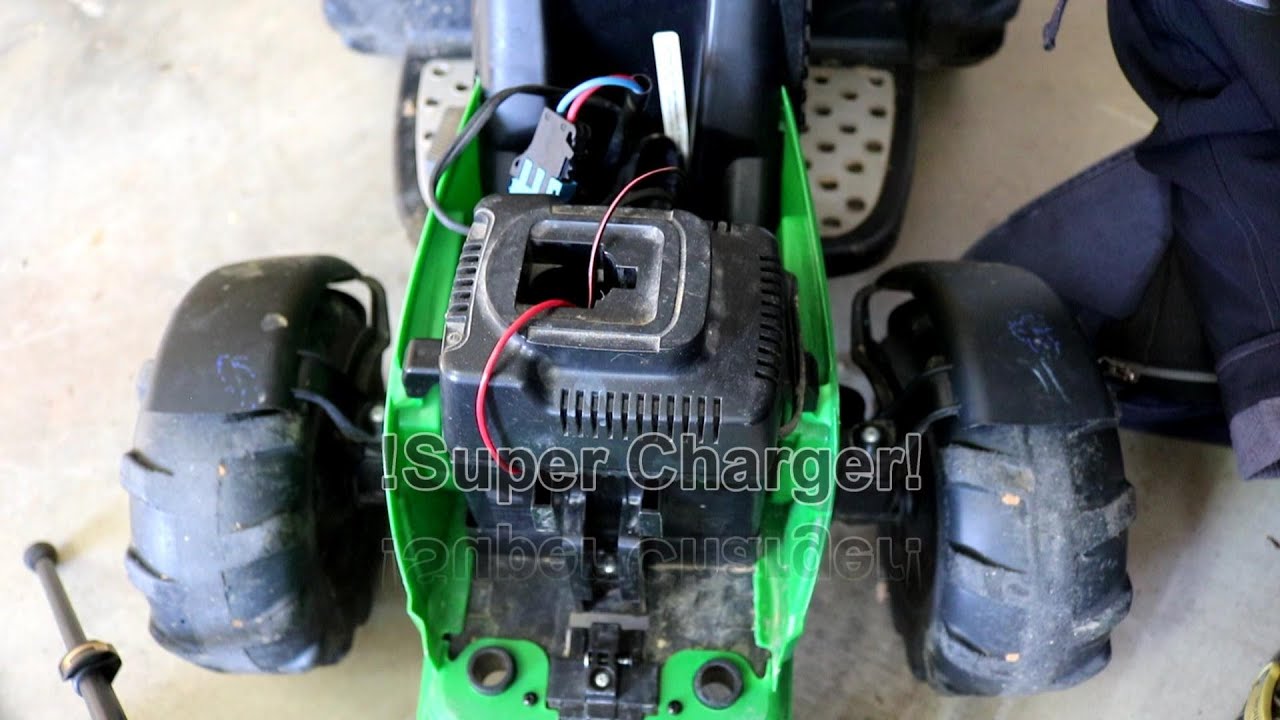Обновление аккумуляторной батареи Peg Perego John Deere для трактора Super Charged