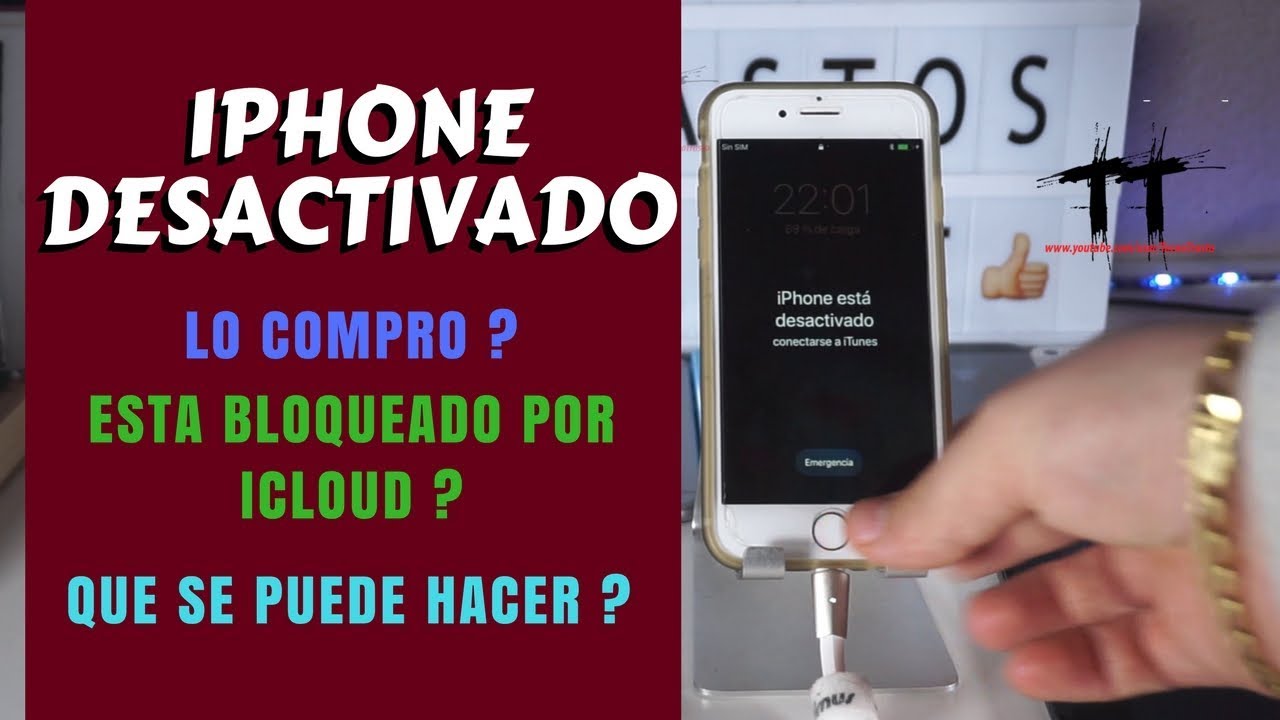 IPHONE DESACTIVADO |ESTA BLOQUEADO POR ICLOUD ? | COMPRARLO ?