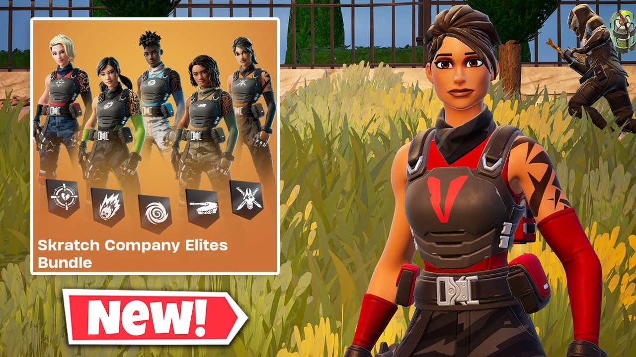 NEW WARFARE Skin Gameplay in Fortnite! (SCRATCH COMPANY ELITES Bundle)
