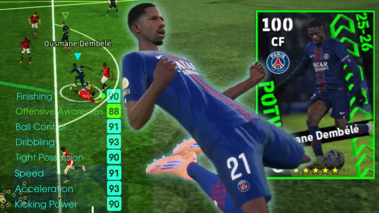 TRẢI NGHIỂM OUSMANE DEMBELE GOAL POACHER  SIÊU TIỀN ĐẠO PHÁP 🇫🇷, RA CHÂN LÀ CÓ BÀN || Efootball 2026