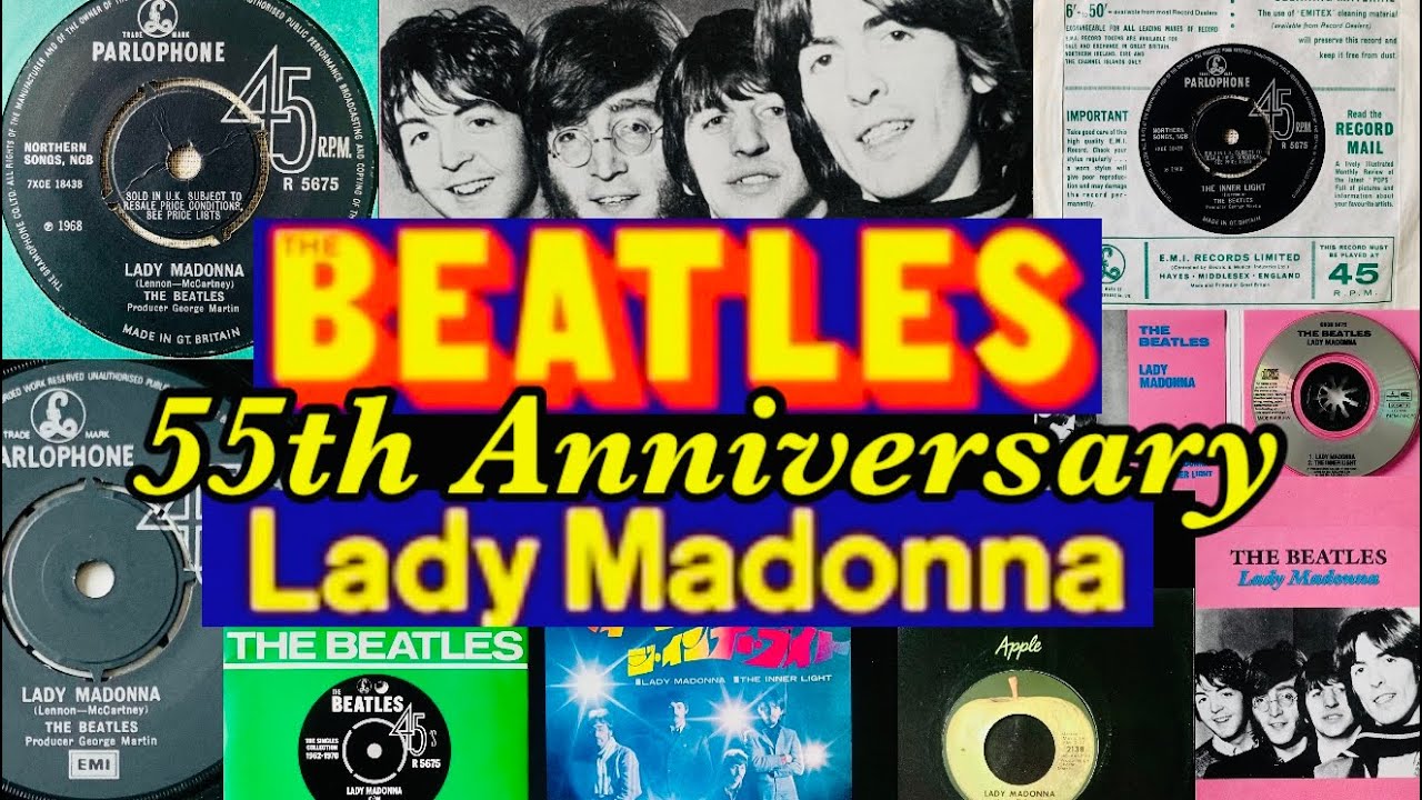 The Beatles Lady Madonna 55th Anniversary, Parlophone, Capitol , Apple Records!