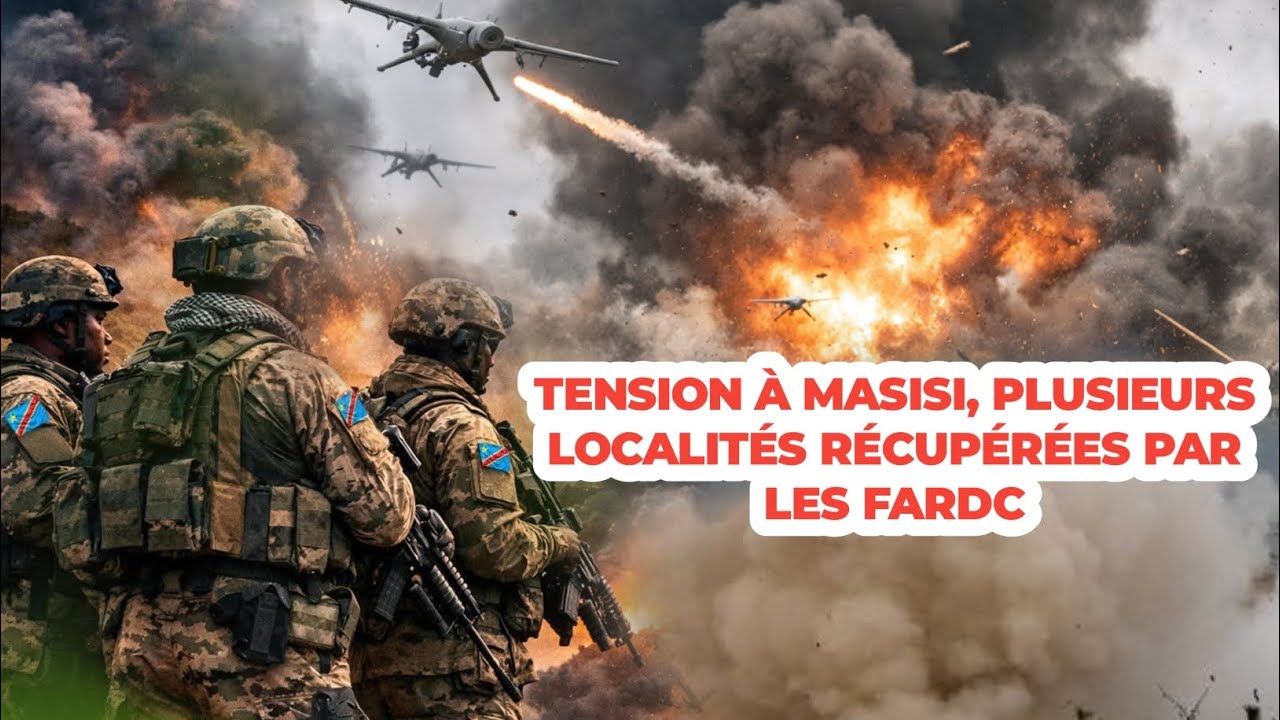 JT 28.02.2026. URGENT:BOMBARDEMENT À MASISI, LES FARDC RASENT LE M23, PLUSIEURS LOCALITÉS RÉCUPÉRÉES