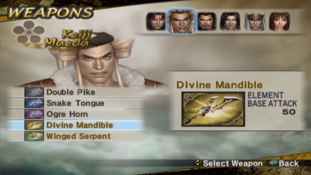 Samurai Warriors 2 Xtreme Legends | How to get Keiji Maeda 4th Weapon (Divine Mandible). #AetherSX2