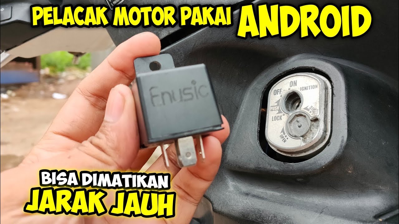 YANG PUNYA MOTOR WAJIB PASANG INI !!! GPS motor yang bisa dimatikan dari jarak jauh
