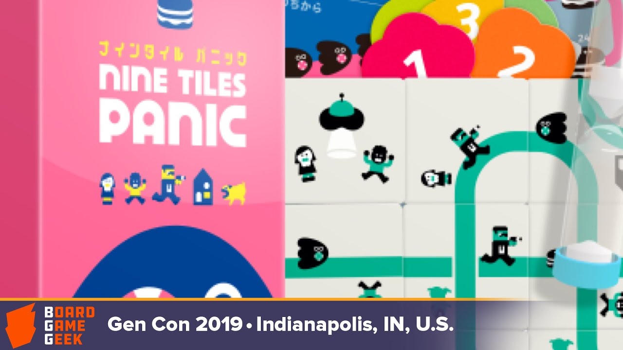 Nine Tiles Panic game overview at Gen Con 2019