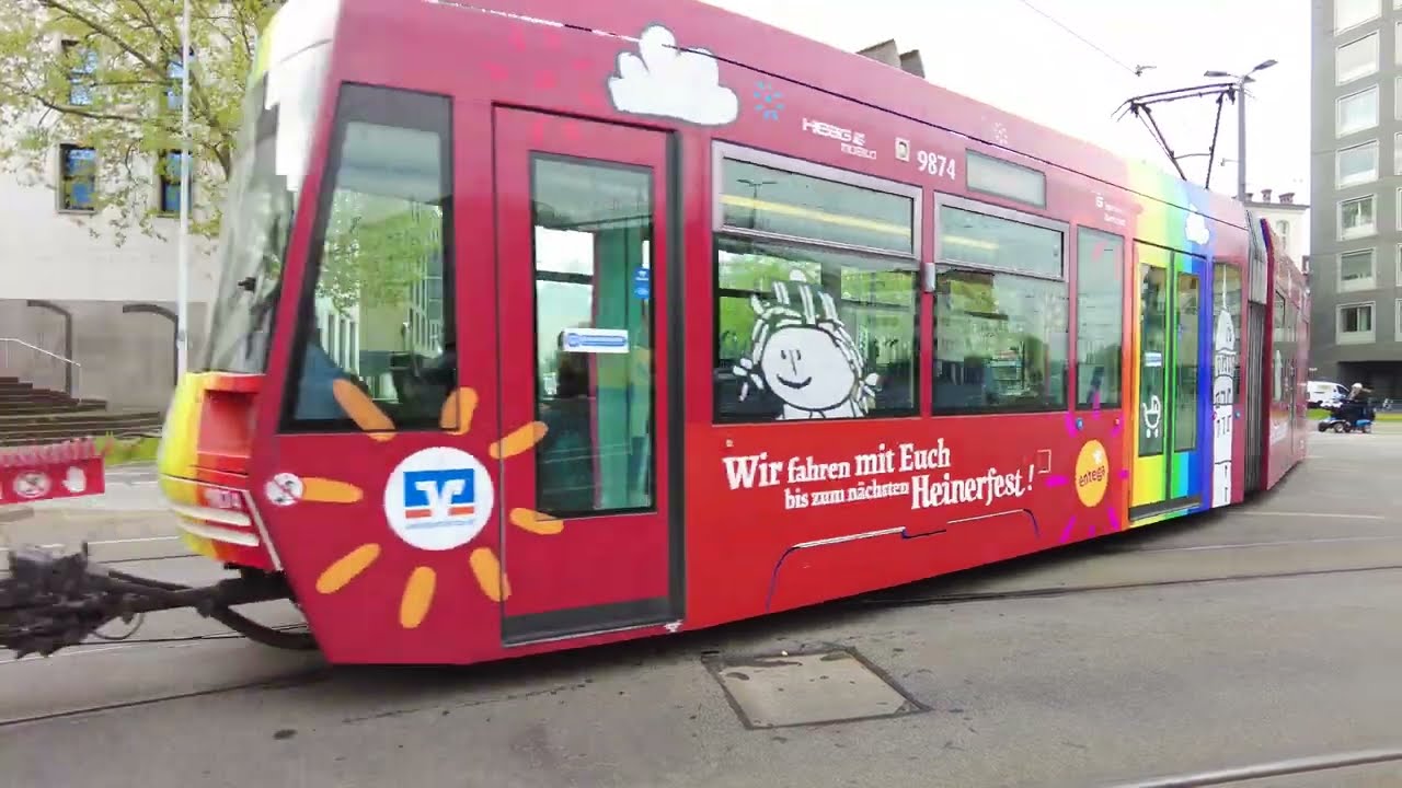 Straßenbahn Darmstadt 4K