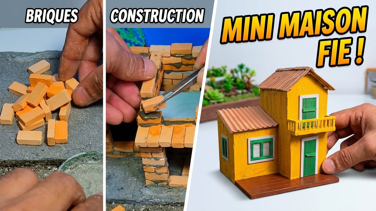 Comment construire une maison à deux étages en mini briques ?