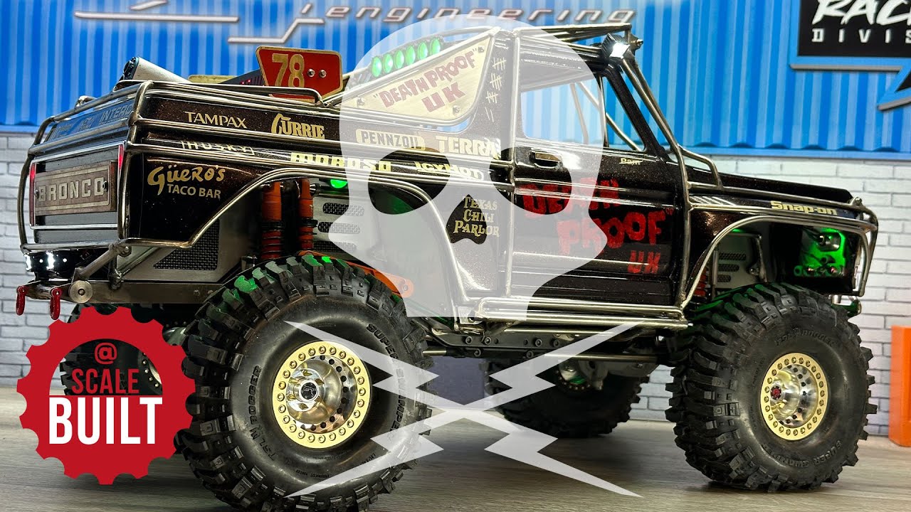Scale Built : Death Proof UK : custom RC Crawler : Vanquish VS4-10 Ultra Ford Bronco Hardbody