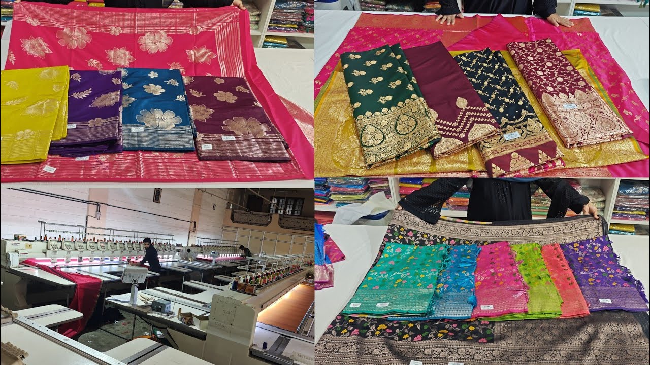 50Rs Bangalore Sarees Biggest Manufacturers/Single Saree Courier AVL/Festival&Wedding Sarees/Shoping